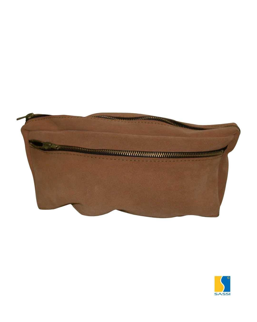 Sacoche en cuir banane cuir Ref 864
