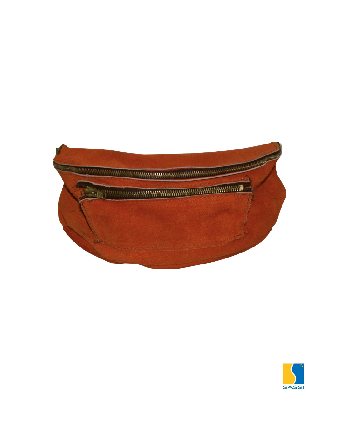 Sacoche en cuir banane Ref 863