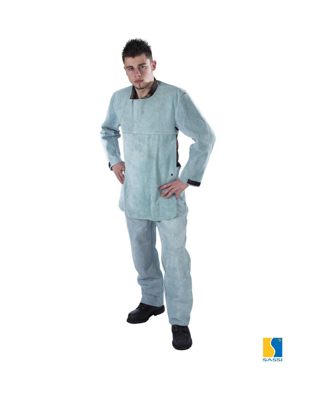 Schweißerbolero aus Chromspaltleder REF. 90