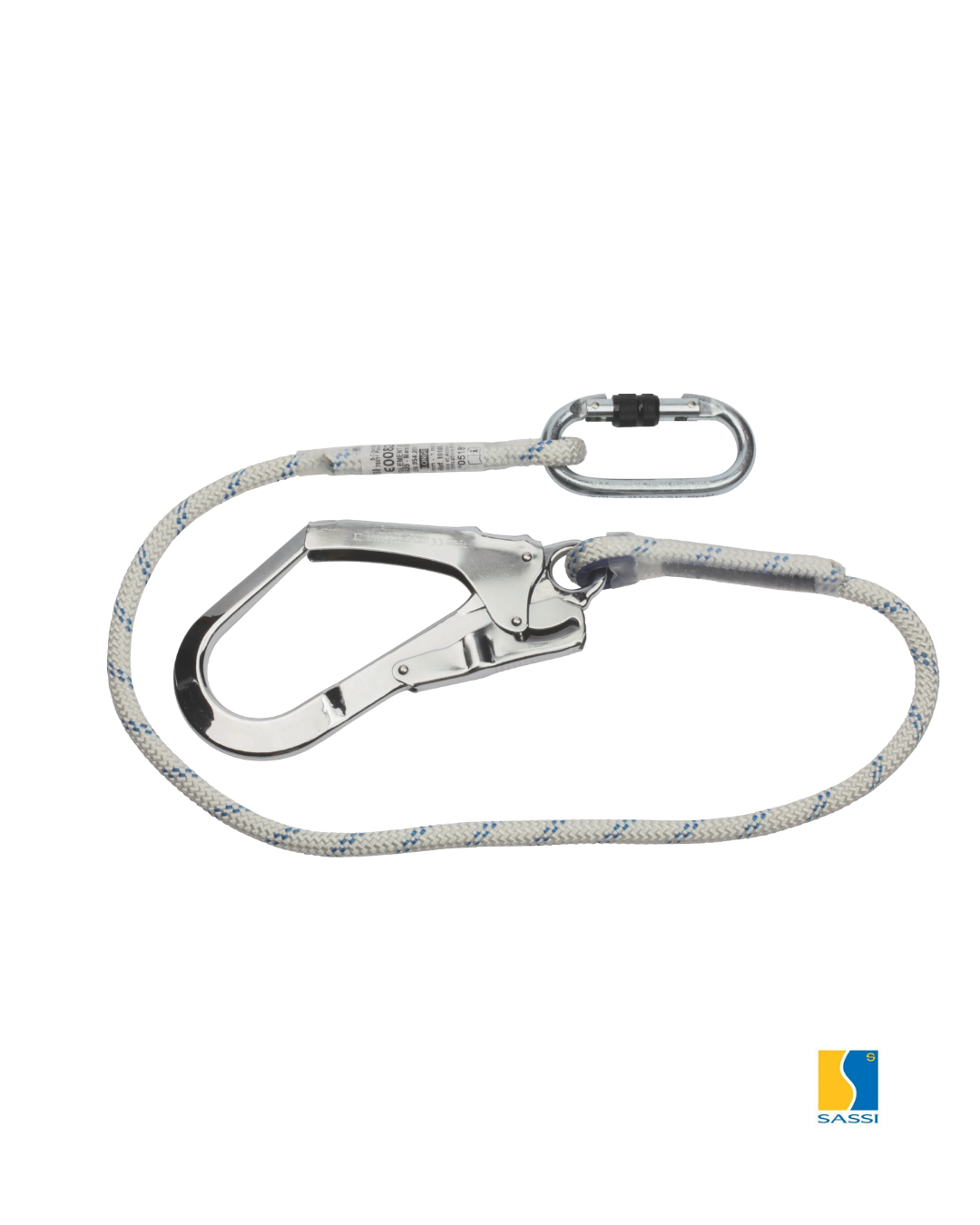 Verbindungsmittel mit Karabinerhaken aus Stahl und Karabinerhaken REF. S10100