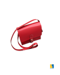 Leather satchel Ref. 925 Red
